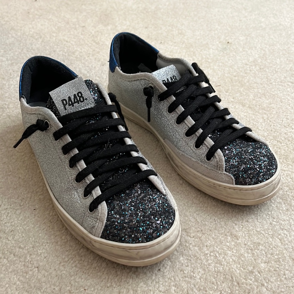 Women’s P448 John sneaker in glitter multi
